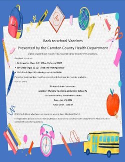 BACK TO SCHOOL VACCINES